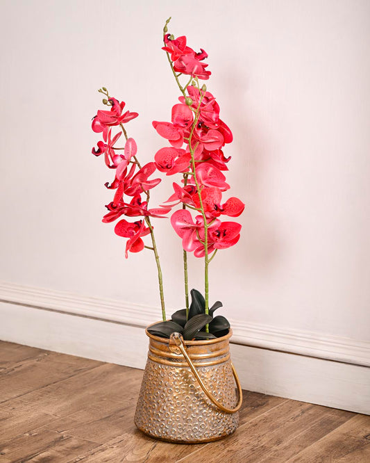 Rustic Hanging Bucket Planter - Small